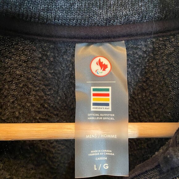 Men's Team Canada Paralympic Zip Up Sweater - Picture 3 of 3